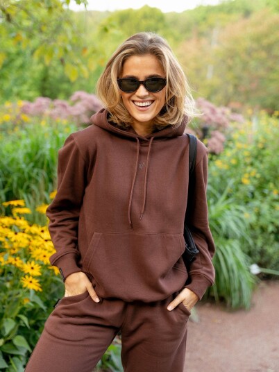 Twentyfour & Art Hoodie U Brun XS