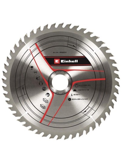 kwb Stationary Saw Accessory, TCT circ saw blade 216x30 T48