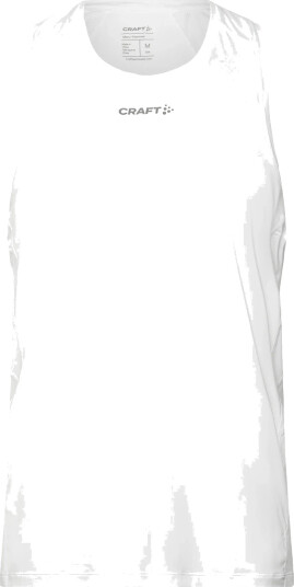 Craft Adv Essence Singlet 2 M Herre Hvit L - Sporty Treningsskjorte