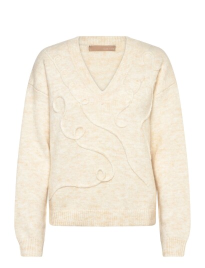 Culture Cutoby Kimmy Pullover Beige XL Culture Cutoby Kimmy Pullover Beige XL