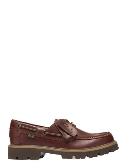 Clarks Cleyhill Boat G Brown 44.5