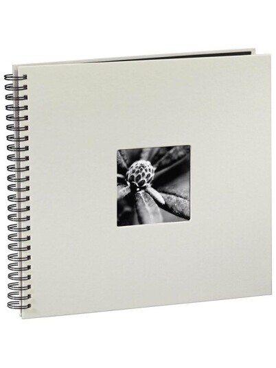 Hama "Fine Art" Spiral Album 36 x 32 cm 50 Black Pages chalk