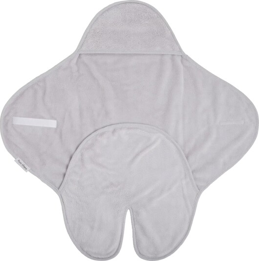 Baby"s Only Hooded Baby Teppe med Føtter Cozy Dusty Grey
