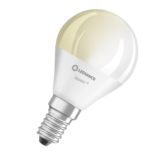Ledvance Smart+ lyskilde, krone, 5W, 2700K, E14, WiFi, matt, 3 stk.
