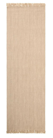 Chhatwal & Jonsson Nanda entréteppe Light beige, 80x250 cm