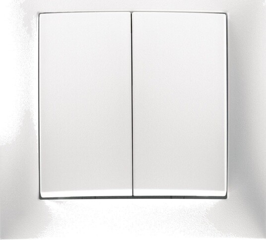 Hager Trykknapp 6350340409 Polarhvit 4 X 1 Pol