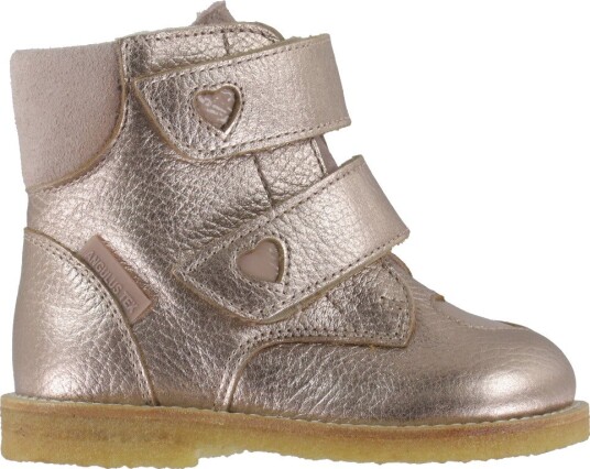 ANGULUS Boots Flat With Velcro Pink 26