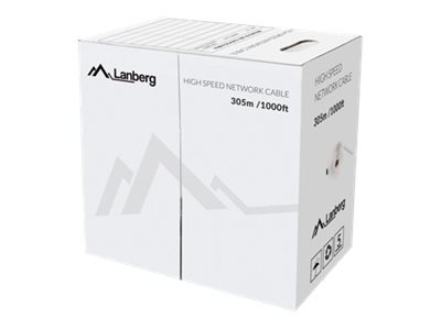 Lanberg - Bulk Kabel - 305 M - Utp - Cat 6 - Solid - Pantone Kjølig Grå 5C