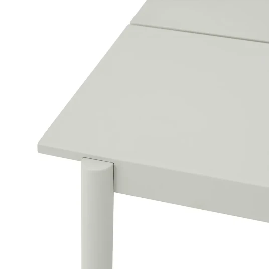 Muuto Linear Steel Spisebord 220x90 cm Grey