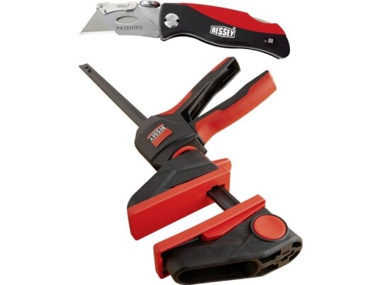Skruetvinger Bessey Ez360set-A Spann-Weite (Max.):300 Mm Udhængsmål:80 Mm Skruetvinger Bessey Ez360set-A Spann-Weite (Max.):300 Mm Udhængsmål:80 Mm