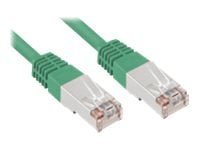 Sharkoon Koblingskabel Rj-45 Hann Til Rj-45 Hann 1.5 M Sftp Cat 5E Grønn