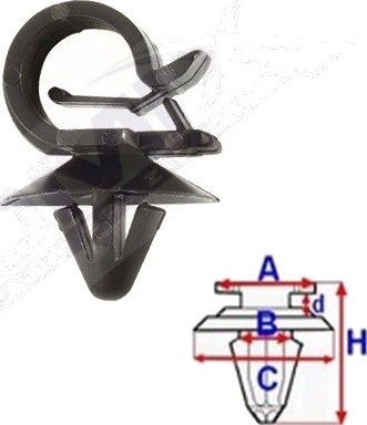 Clip ROMIX C70412