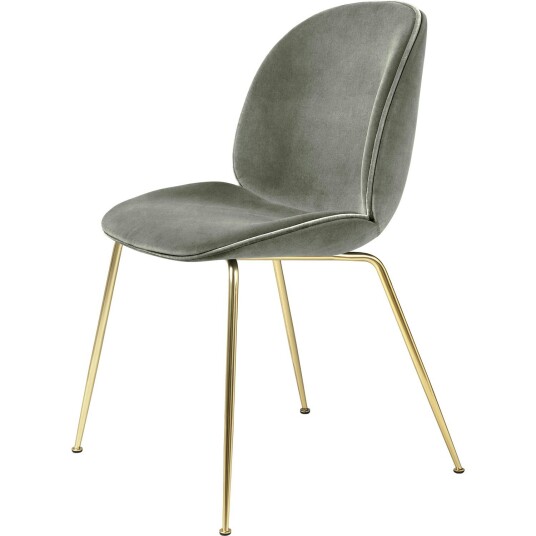 Gubi Beetle Stol Brass / Eros Pastel Green Gubi Beetle Stol Brass / Eros Pastel Green