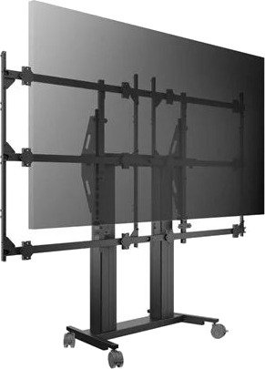 Multibrackets M Pro Series stand - for flat panel - motorised all in one - black - Max - recommended for 163"