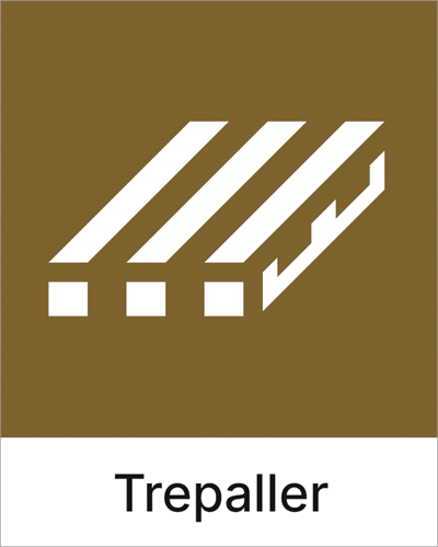 Jo Safety Kildesorteringsskilt Trepaller KI4205 Jo Safety Kildesorteringsskilt Trepaller KI4205