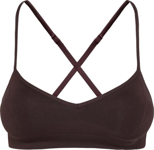 ICANIWILL Shape Strappy Sports Bra W ESPRESSO L