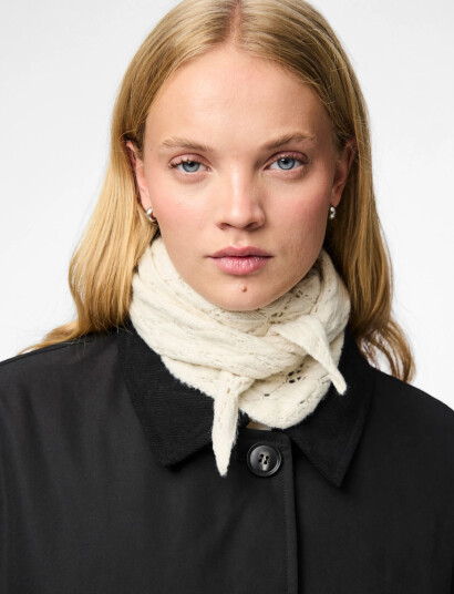 Pieces Pcjoelle Triangle Scarf Bc - Cream - ONE SIZE