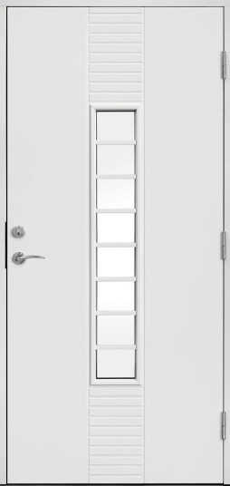Solid Dørsett tradisjon ytterdør 8 gl 100x210 h hvit 8 klare glass midt ncs s0502 y Solid Dørsett tradisjon ytterdør 8 gl 100x210 h hvit 8 klare glass midt ncs s0502 y