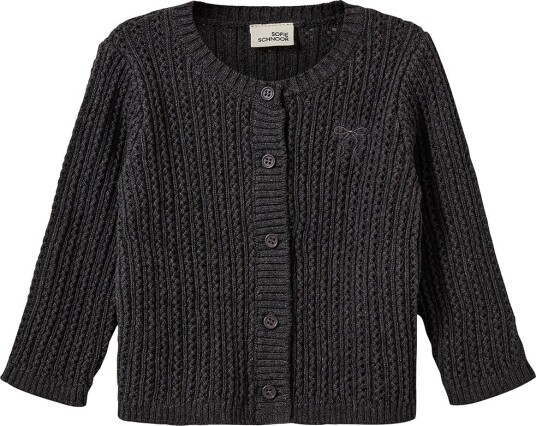 Sofie Schnoor Cardigan   Strikk   SkylarKB   Sofie Schnoor   2 år (92)   Cardigan Grå Svart