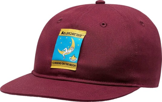 La Sportiva Climbing On The Moon Hat Redwood S La Sportiva Climbing On The Moon Hat Redwood S
