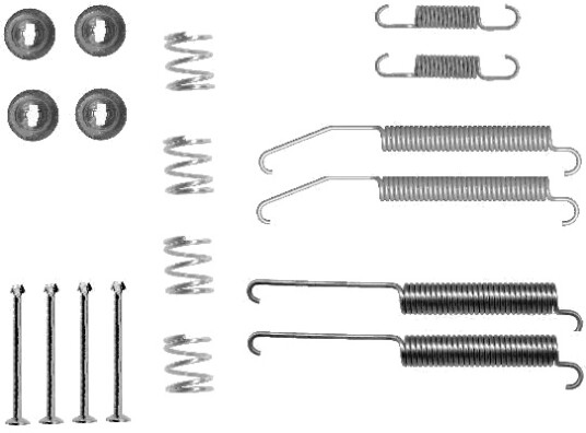Tilbehørsett, bremsesko TEXTAR 97031400 Tilbehørsett, bremsesko TEXTAR 97031400