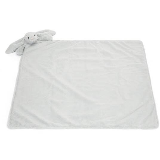 Jellycat Bashful Sølv Bunny Blankie Jellycat Bashful Sølv Bunny Blankie