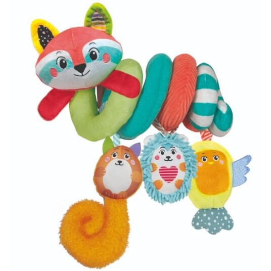 Clementoni Soft Spiral Happy Animals Puslespill/Spiral til Barnevogn Leke
