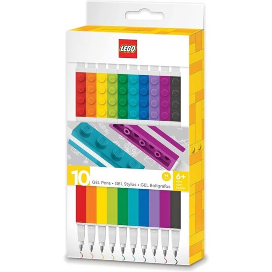 LEGO Iconic Gelepenner 10stk LEGO Iconic Gelepenner 10stk