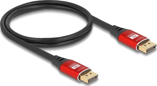Delock 80604, 1 M, Displayport, Displayport, Hanstik, Hanstik, 7680 X 4320 Piksler