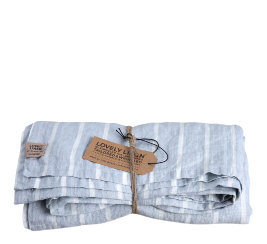 Lovely Linen Misty linduk 145x300 cm stripe sky Lovely Linen Misty linduk 145x300 cm stripe sky