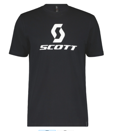 SCOTT Icon SS T shirt Sort SCOTT Icon SS T shirt Sort