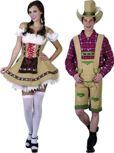 Parkostyme Tyroler Oktoberfestparet