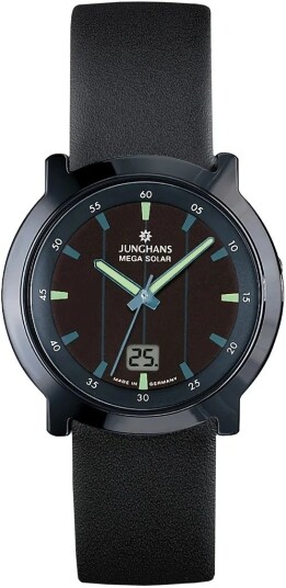 Junghans Herreklokke 18/1111.00 Stratos Mega Solar Lær Ø39 mm