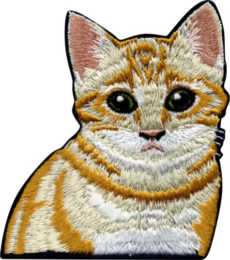 Märkbar Stoffmerke Katt B-2-3