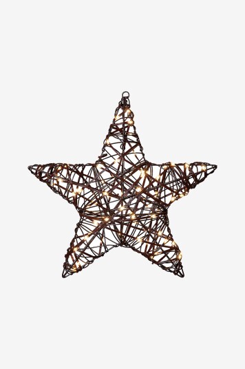 Star Trading   Utendørsdekorasjon Vicke Star 40cm   Brun