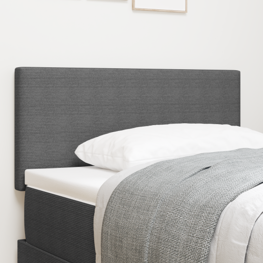 Hodegavl Enkelt Design Lys Grå 90 cm Fløyelsstoff