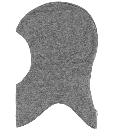 Marmar Balaclava 2 lags Ull Abel Grey Melange 8 9 år 128 134 Balaclava dobbel Grå