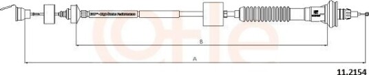 Clutchkabel COFLE 11.2154 Clutchkabel COFLE 11.2154
