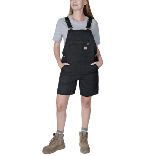 Carhartt Avslappet passform canvas Seler Shorts Dame Black XL Carhartt Avslappet passform canvas Seler Shorts Dame Black XL