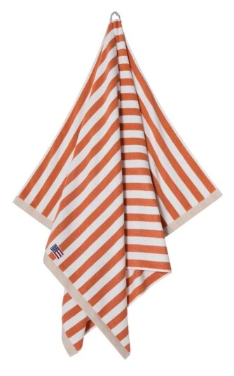 Lexington Strandhåndkle Block Stripe Peach 100x180