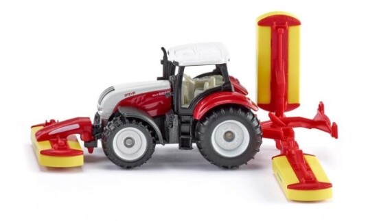Siku 1672 Traktor 3 År Metall Plast Rød Hvit Gult