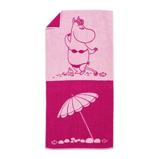 MoominArabia Mummi badehåndkle 70x140 cm Snorkfrøken rosa