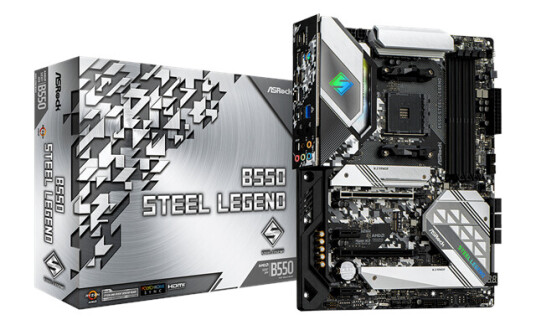 ASRock B550 STEEL LEGEND - AMD B550 - AMD AM4 socket - DDR4 RAM - ATX