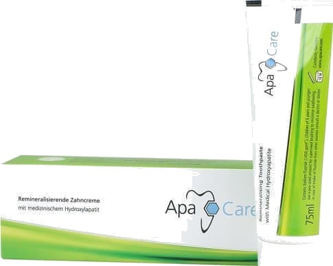 ApaCare Remineraliserende tannkrem 75ml med hydroksyapatitt ApaCare Remineraliserende tannkrem 75ml med hydroksyapatitt