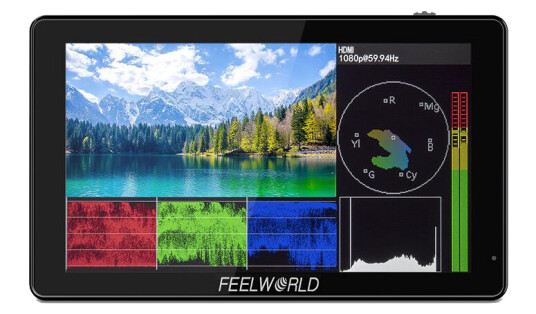 Feelworld Monitor LUT5 5" 5" HD kameramonitor. HDMI Feelworld Monitor LUT5 5" 5" HD kameramonitor. HDMI
