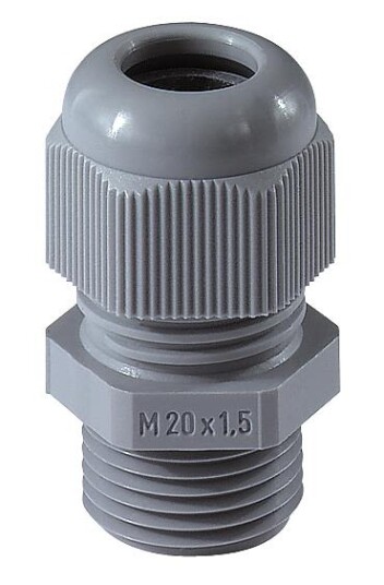 Rutab 1476167 Gjennomføring lang gjenge mørkegrå M50 x 27–35 mm Installasjonsmaterial