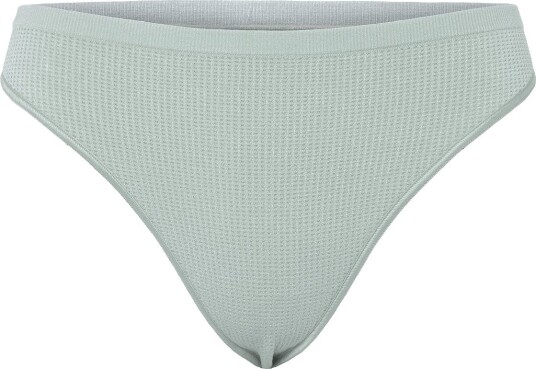 Organic Basics Seamless Waffle Thong   NORTHERN LIGHTS   XL