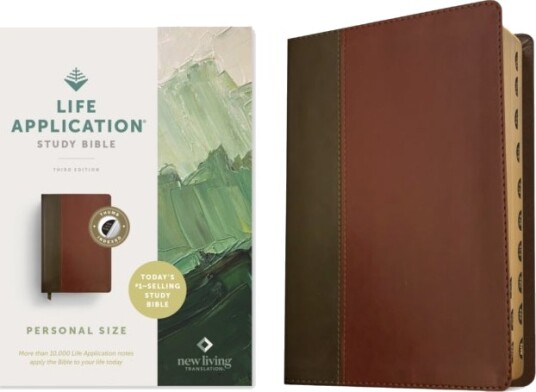 NLT Life Application Study Bible Third Edition Mahogany