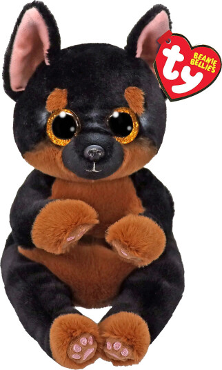 TY Fritz- Black/Tan Dog Reg - Multi/patterned - 15.5 CM