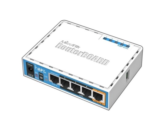 Mikrotik hAP ac lite Trådløst Tilgangspunkt 100Mb LAN Wi-Fi 5 Dualband 2.4GHz 5GHz Mikrotik hAP ac lite Trådløst Tilgangspunkt 100Mb LAN Wi-Fi 5 Dualband 2.4GHz 5GHz